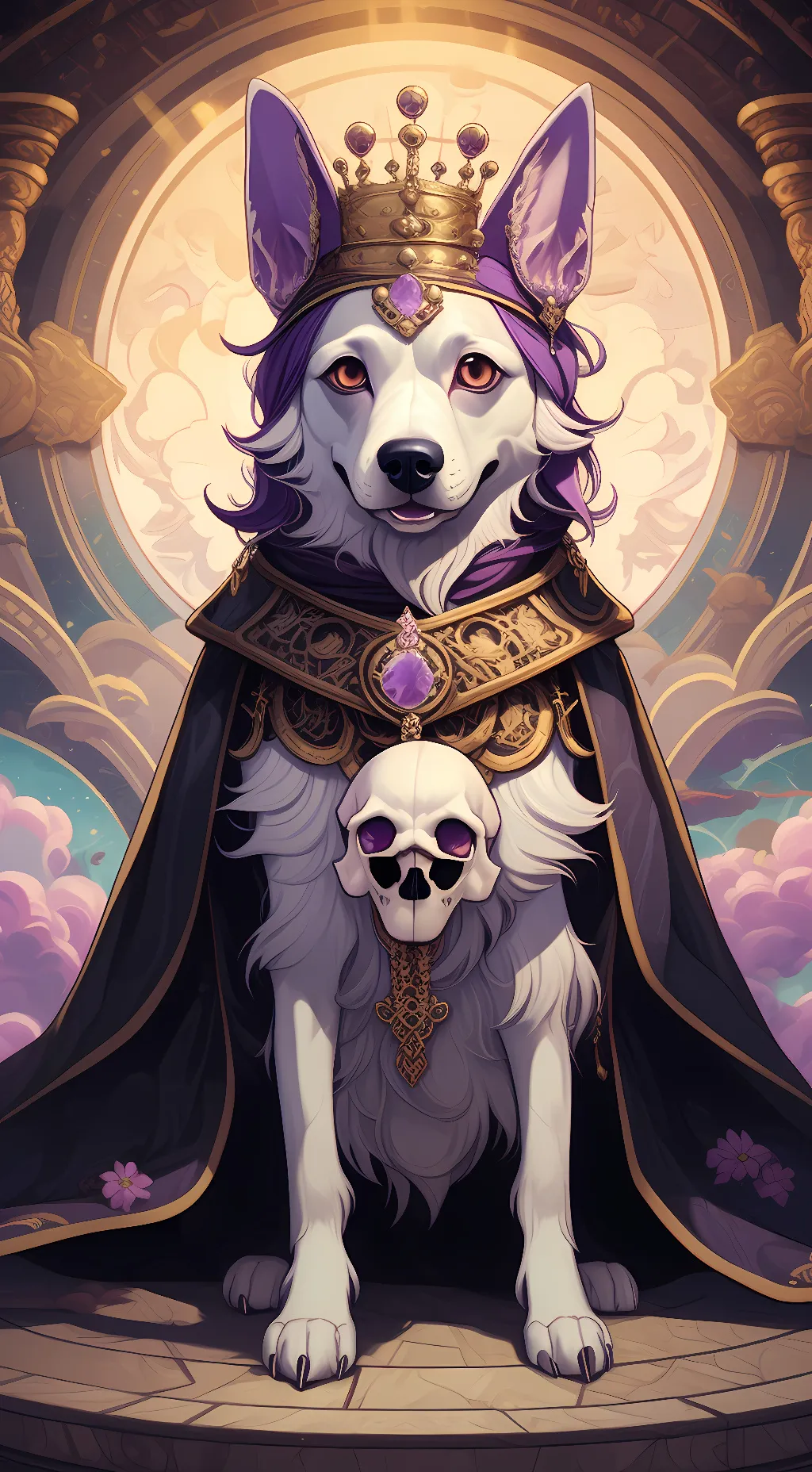 ai character: Kimg background