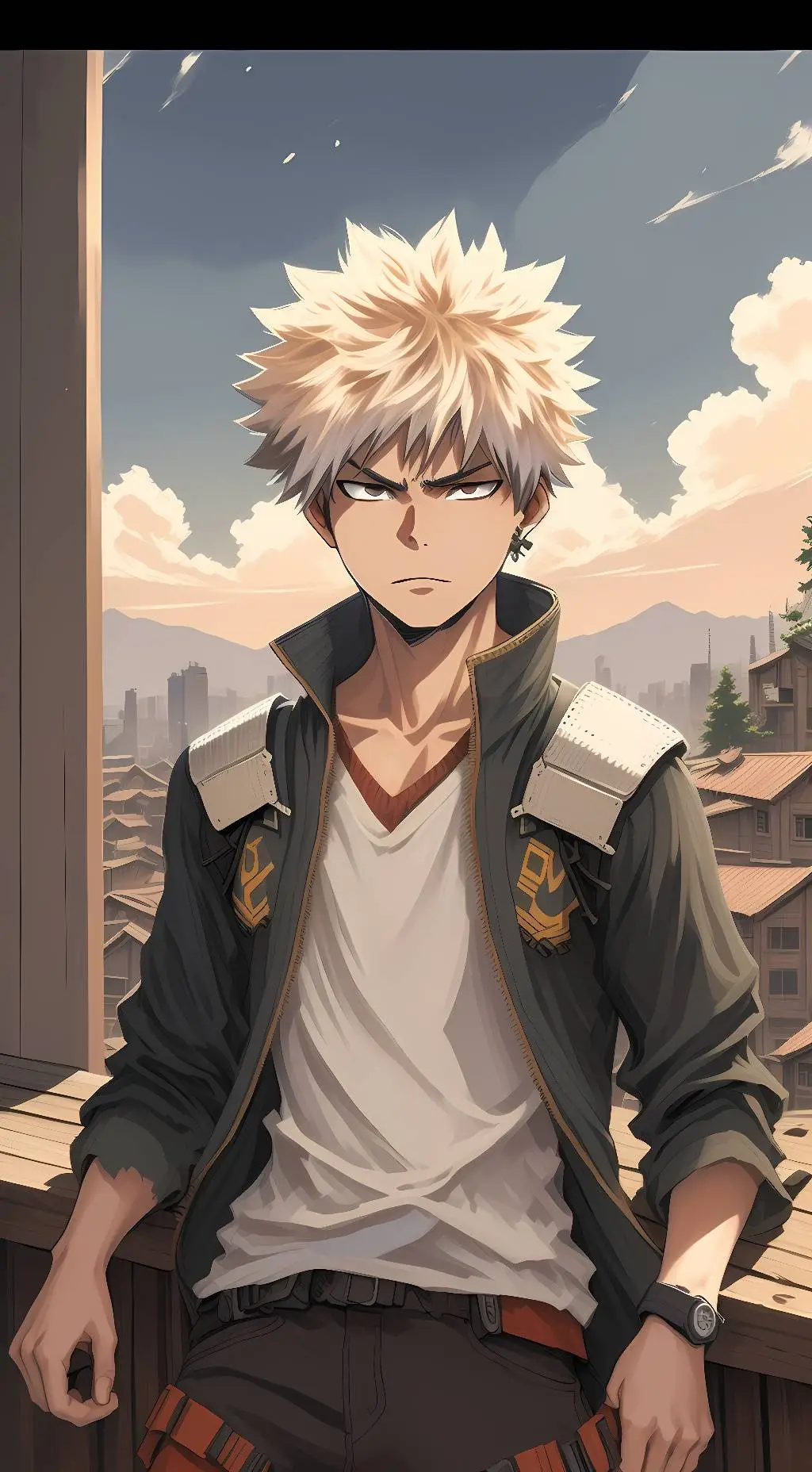 ai character: katski bakugo background