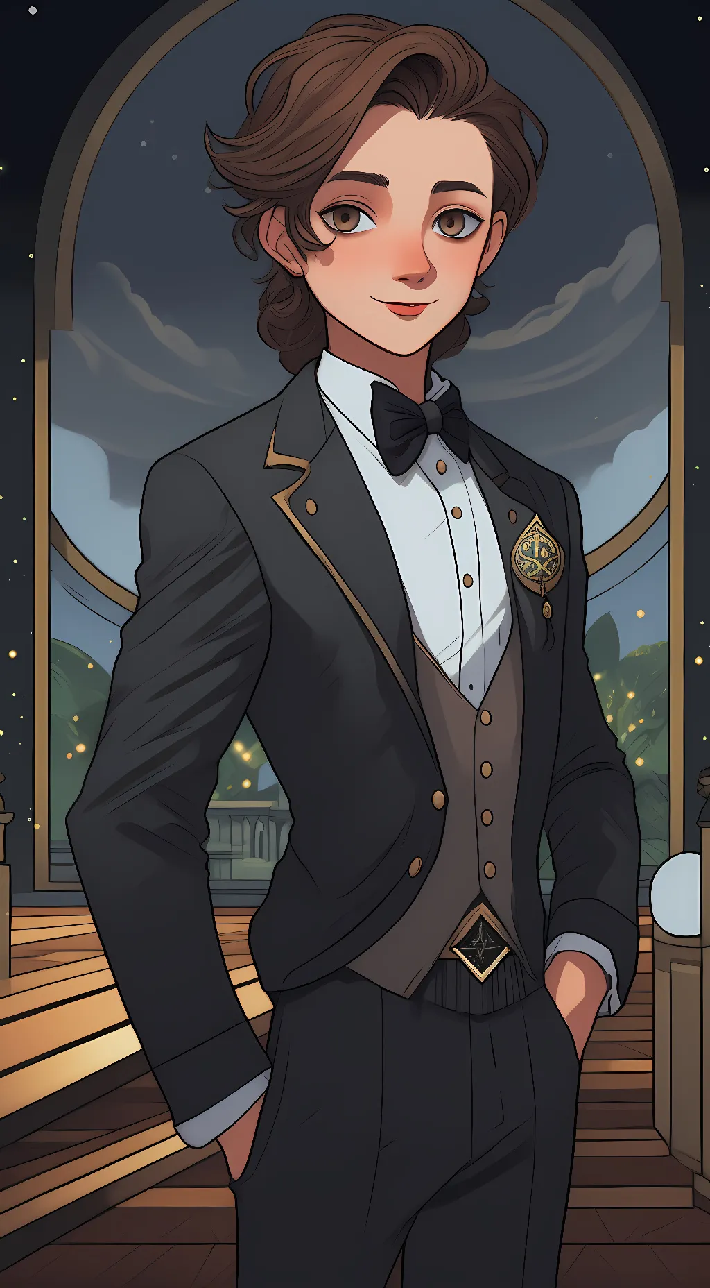 ai character: tom background