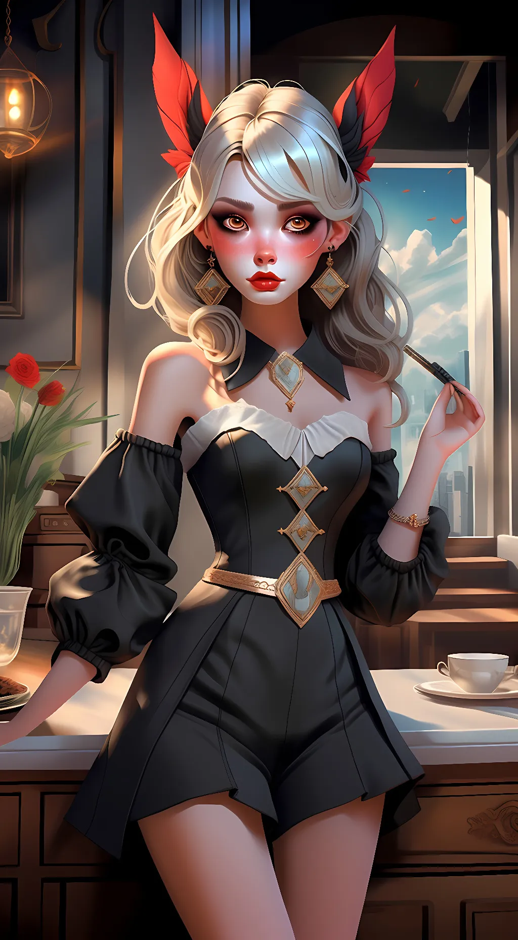 ai character: Ella background