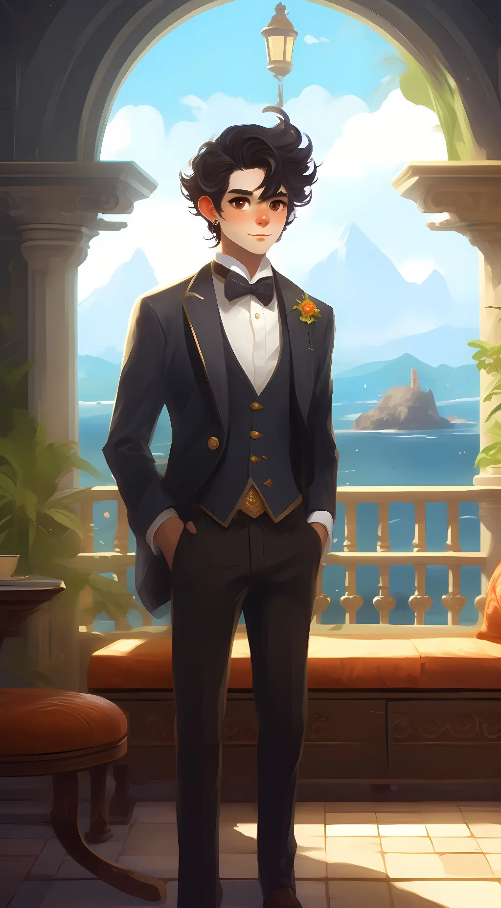 ai character: ai homework background