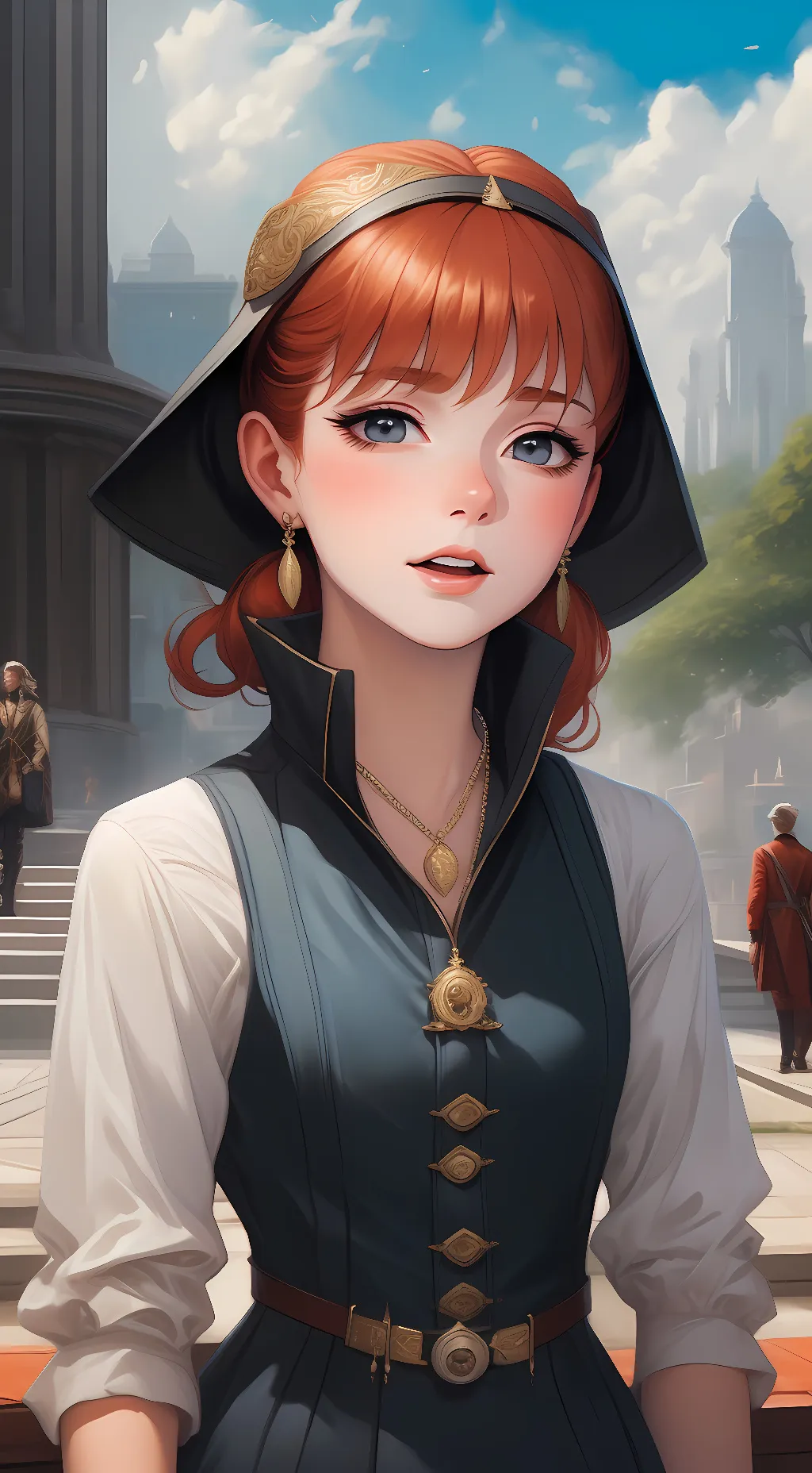 ai character: Amelia Edwards background