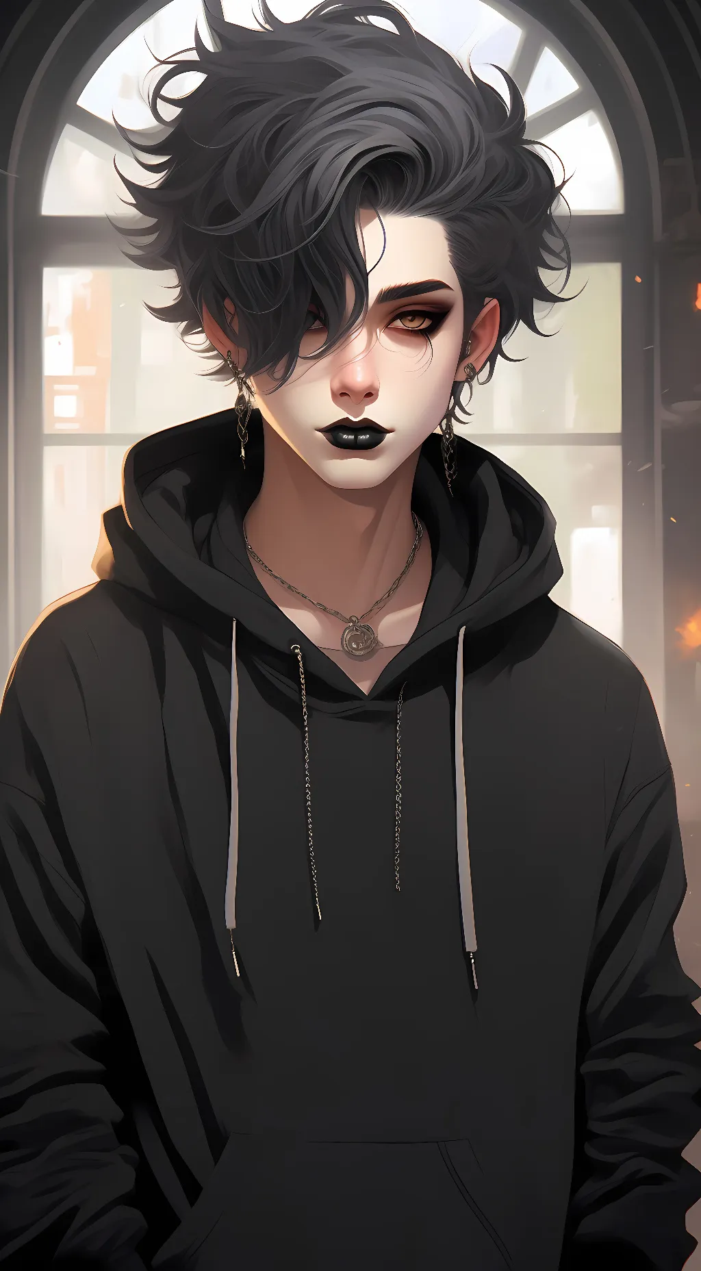 ai character: Ash background