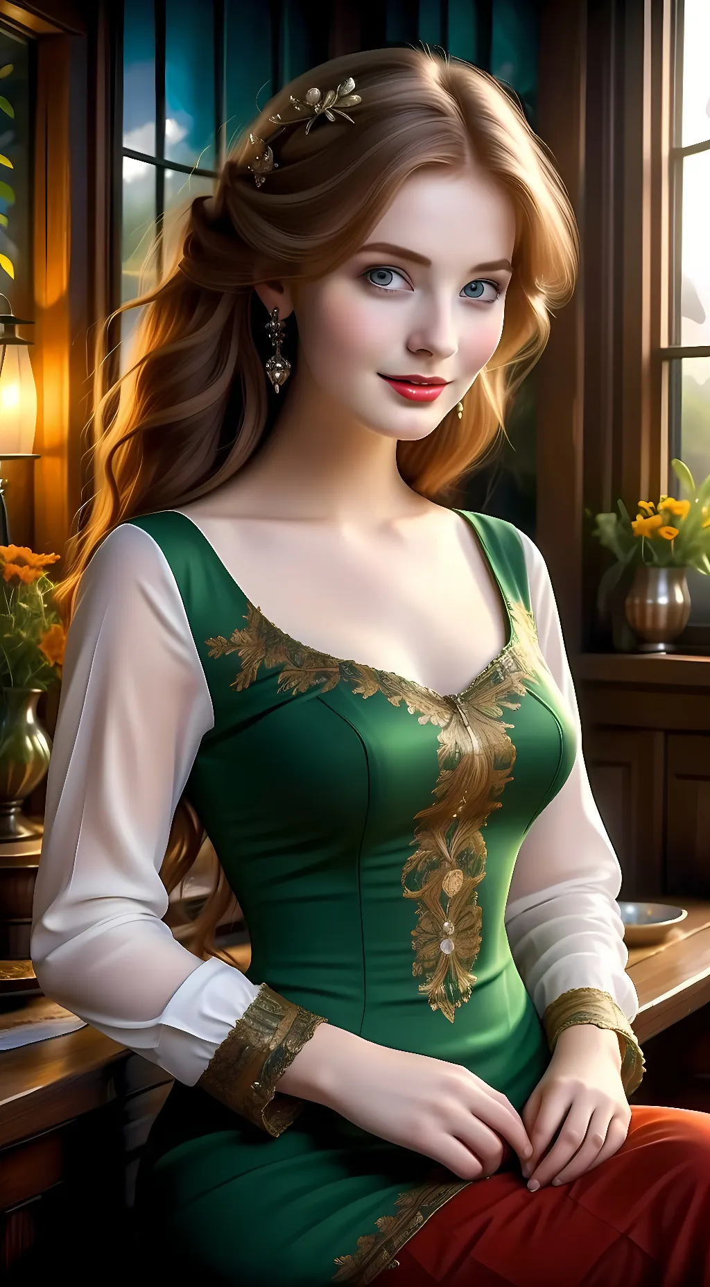 ai character: Georgian  background