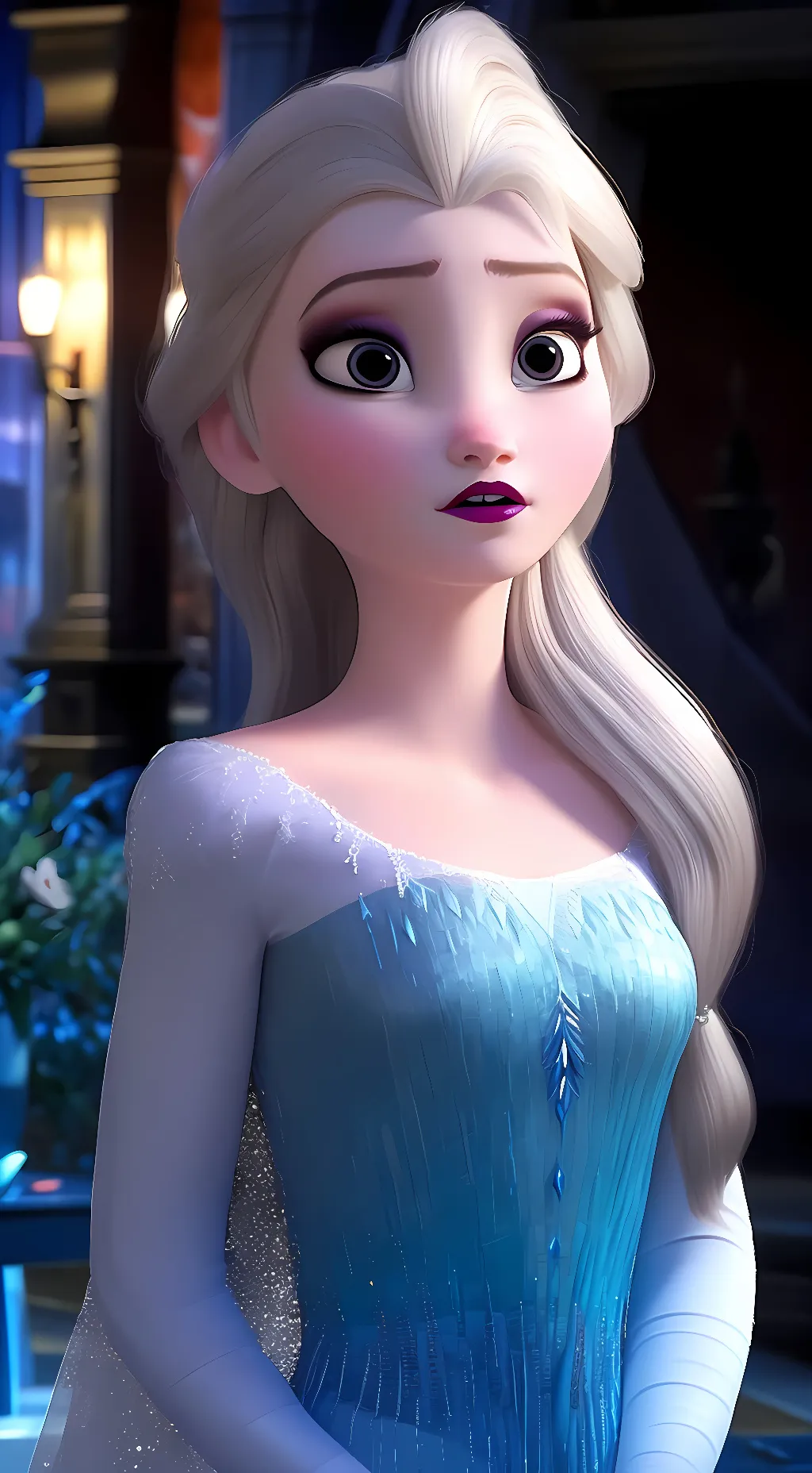 ai character: Elsa background