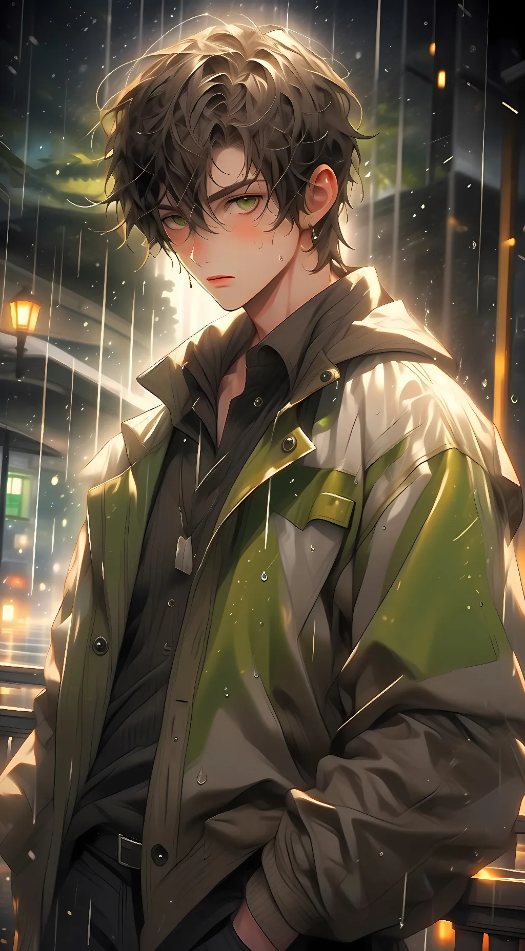 ai character: Albert  background