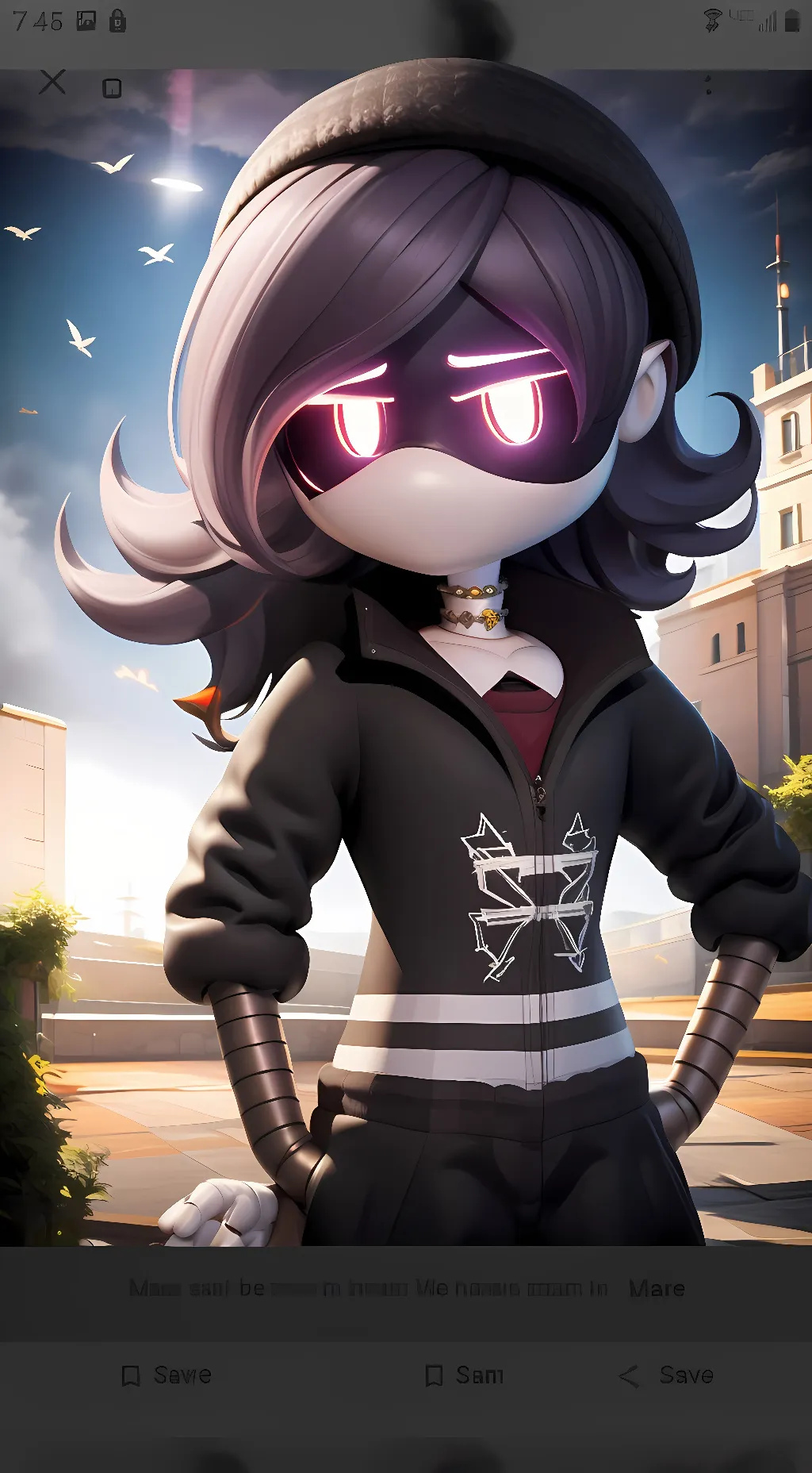 ai character: Uzi background