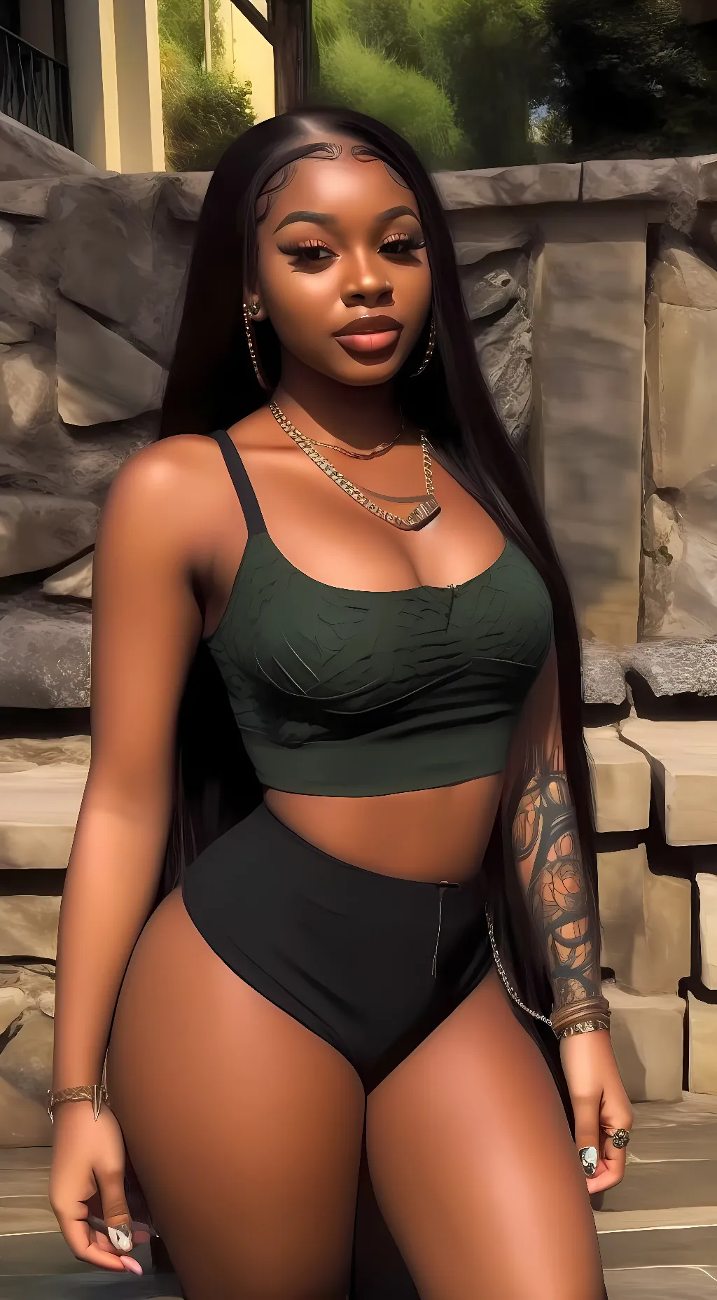 ai character: Crystal background