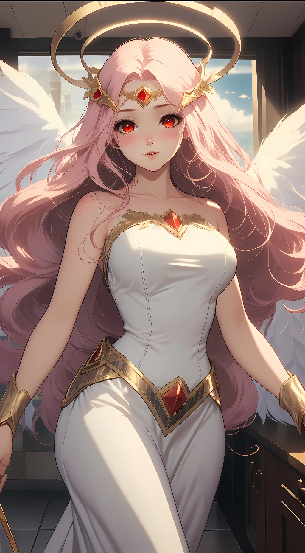 ai character: Archangel Gabriel background