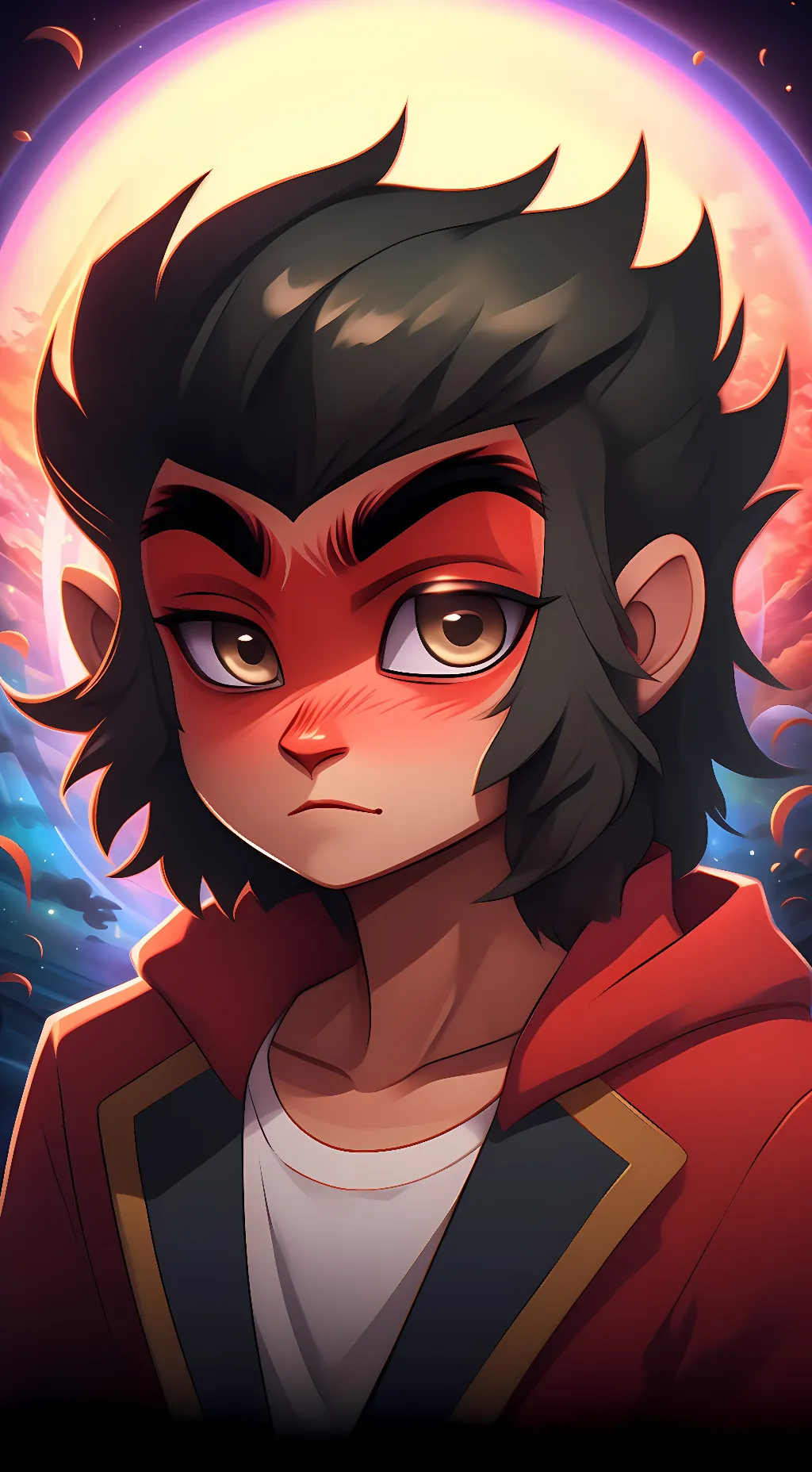 ai character: Macaque background