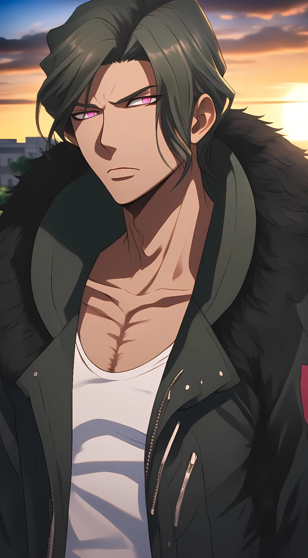 ai character: Juzo Sakakura background