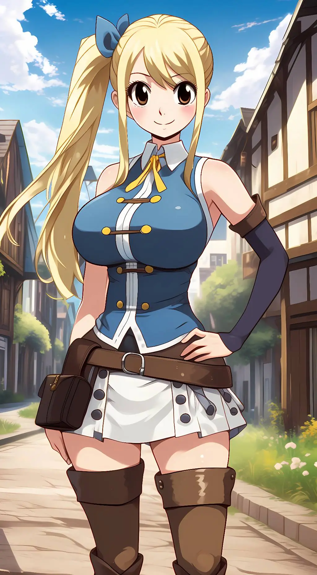 ai character: Lucy Heartfilia  background