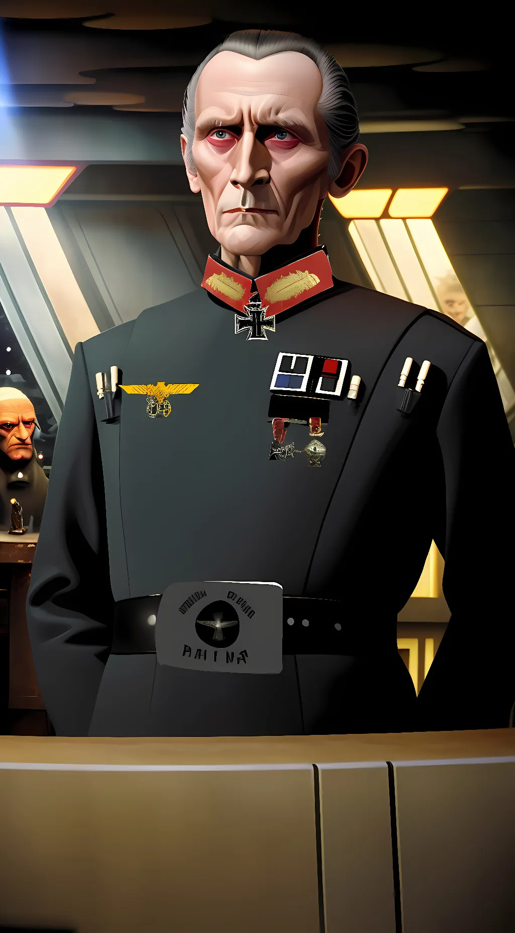 ai character: Grand Moff Tarkin background