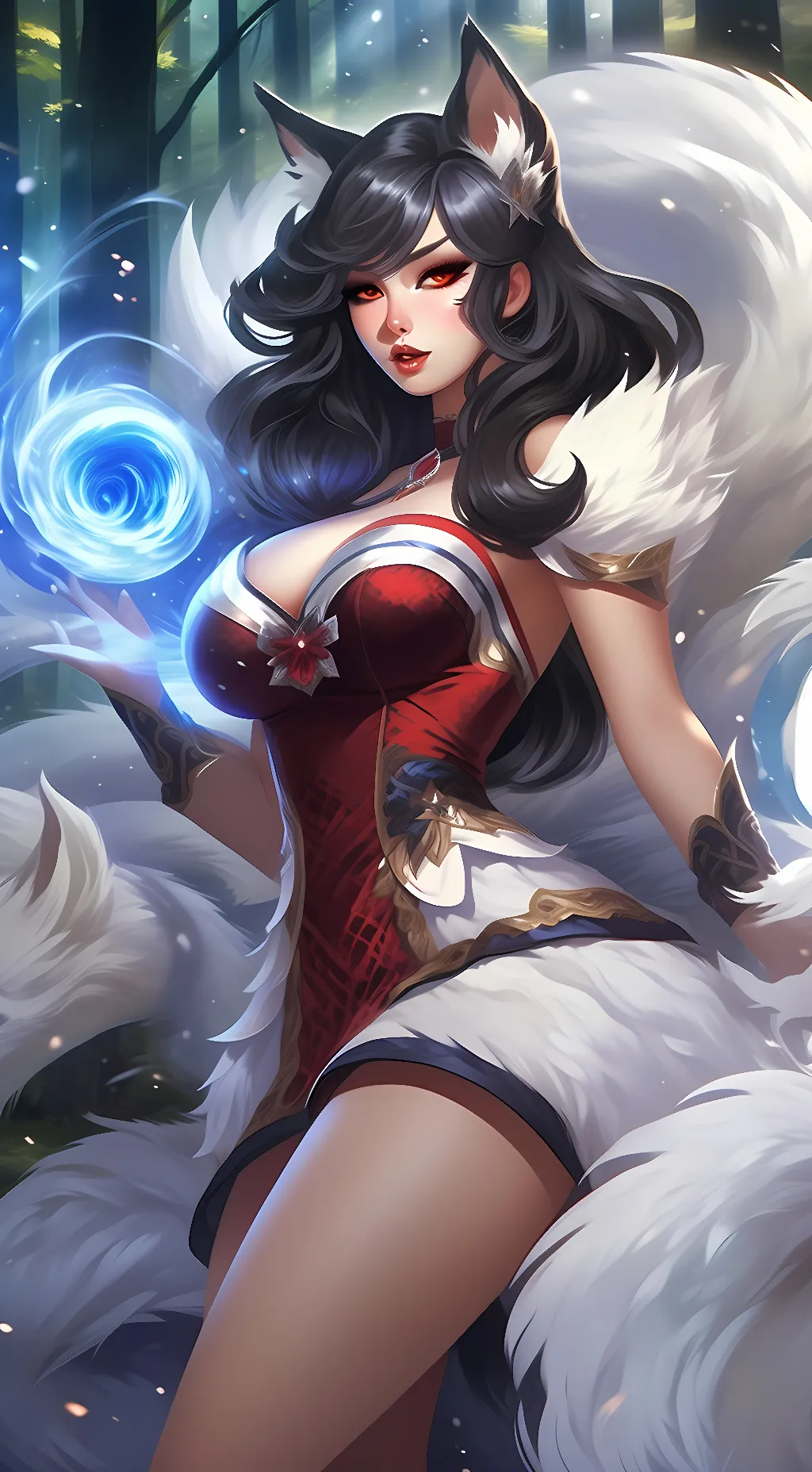 ai character: Ahri background