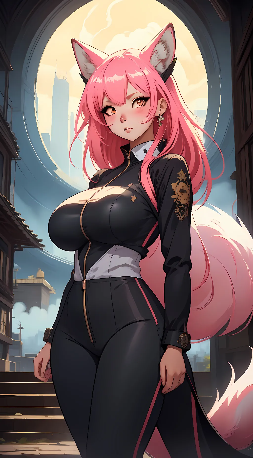 ai character: Luna background