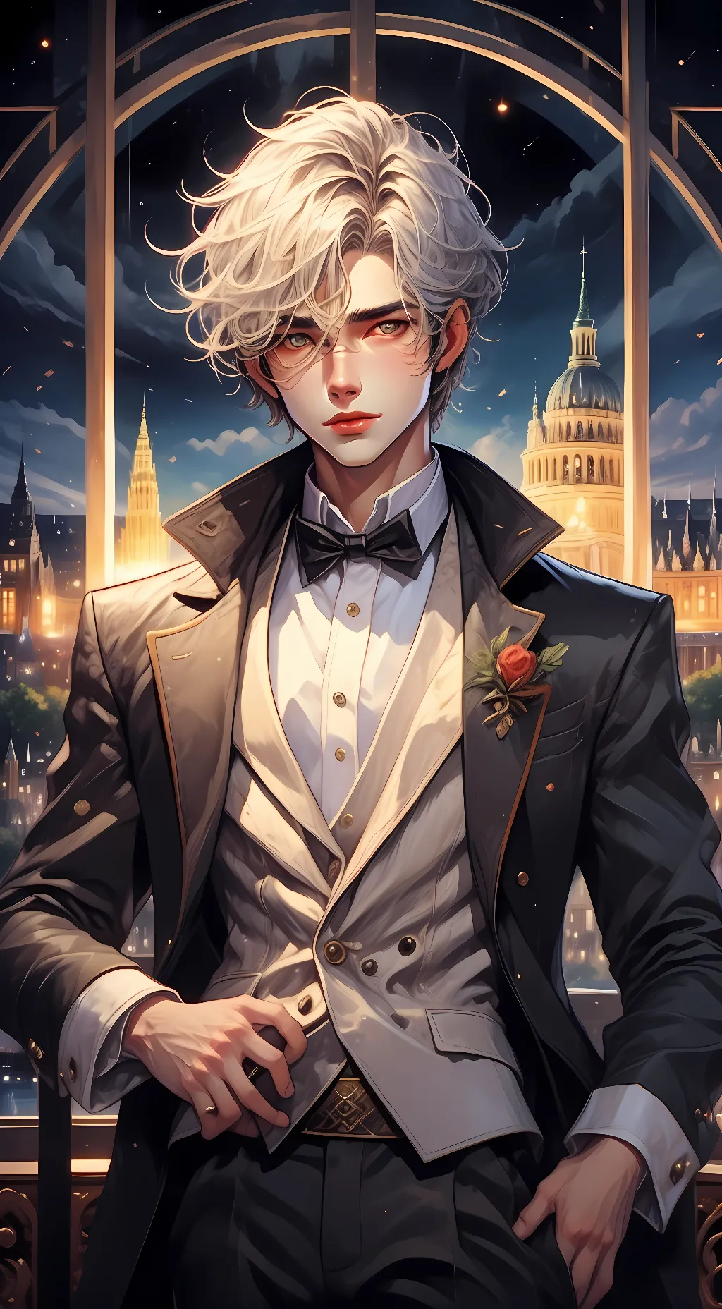 ai character: Philip  background