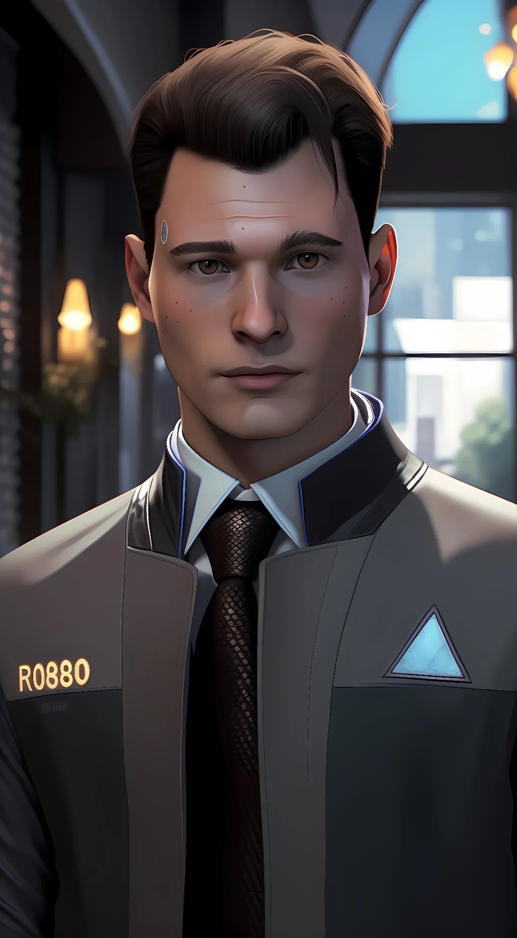 ai character: Connor (RK800)  background