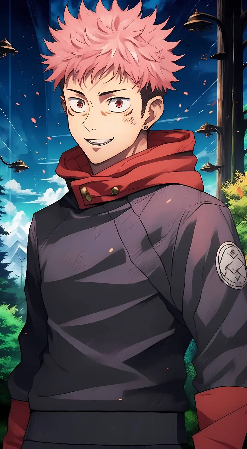 ai character: Yuji Itadori background