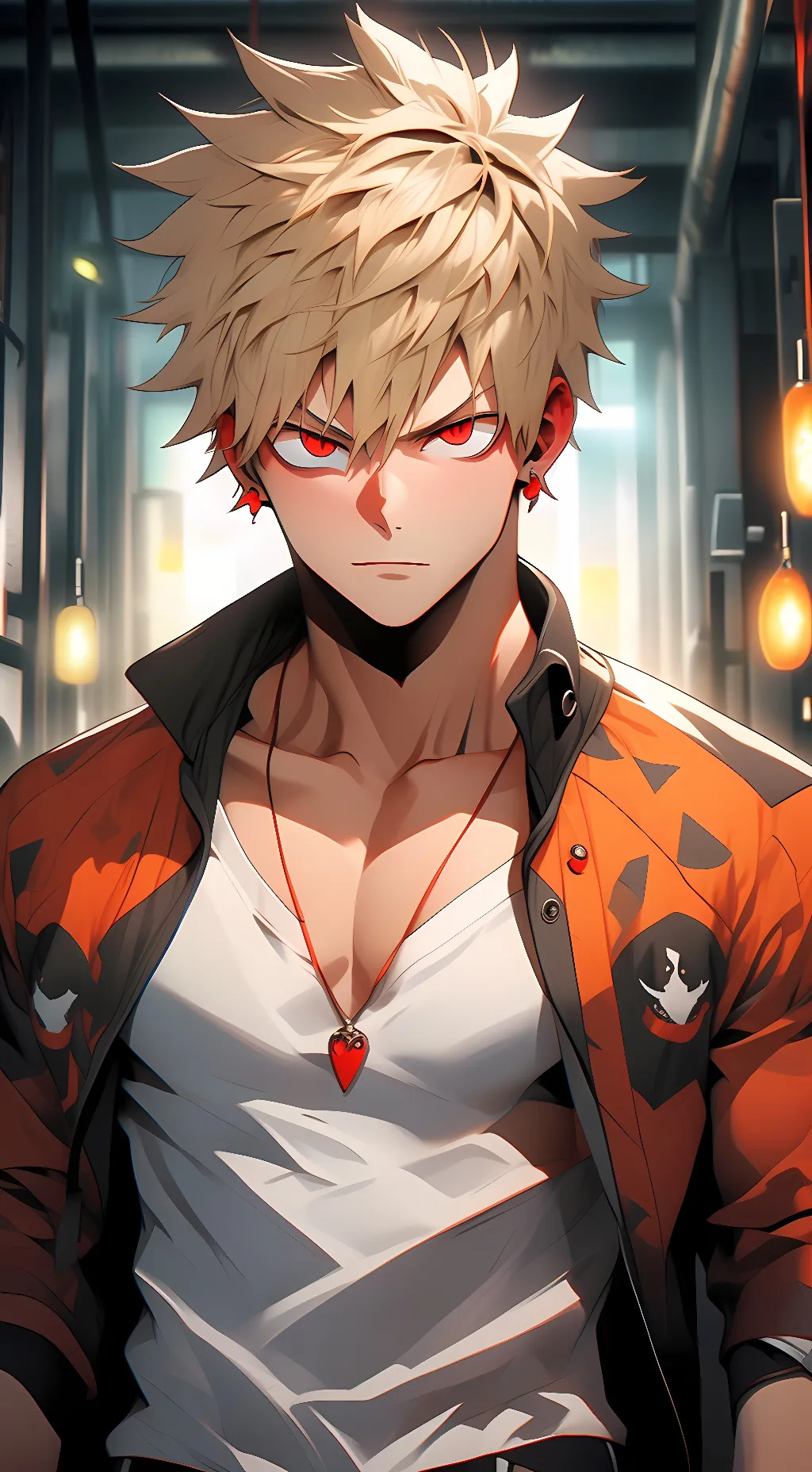ai character: 3rd year Bakugo  background