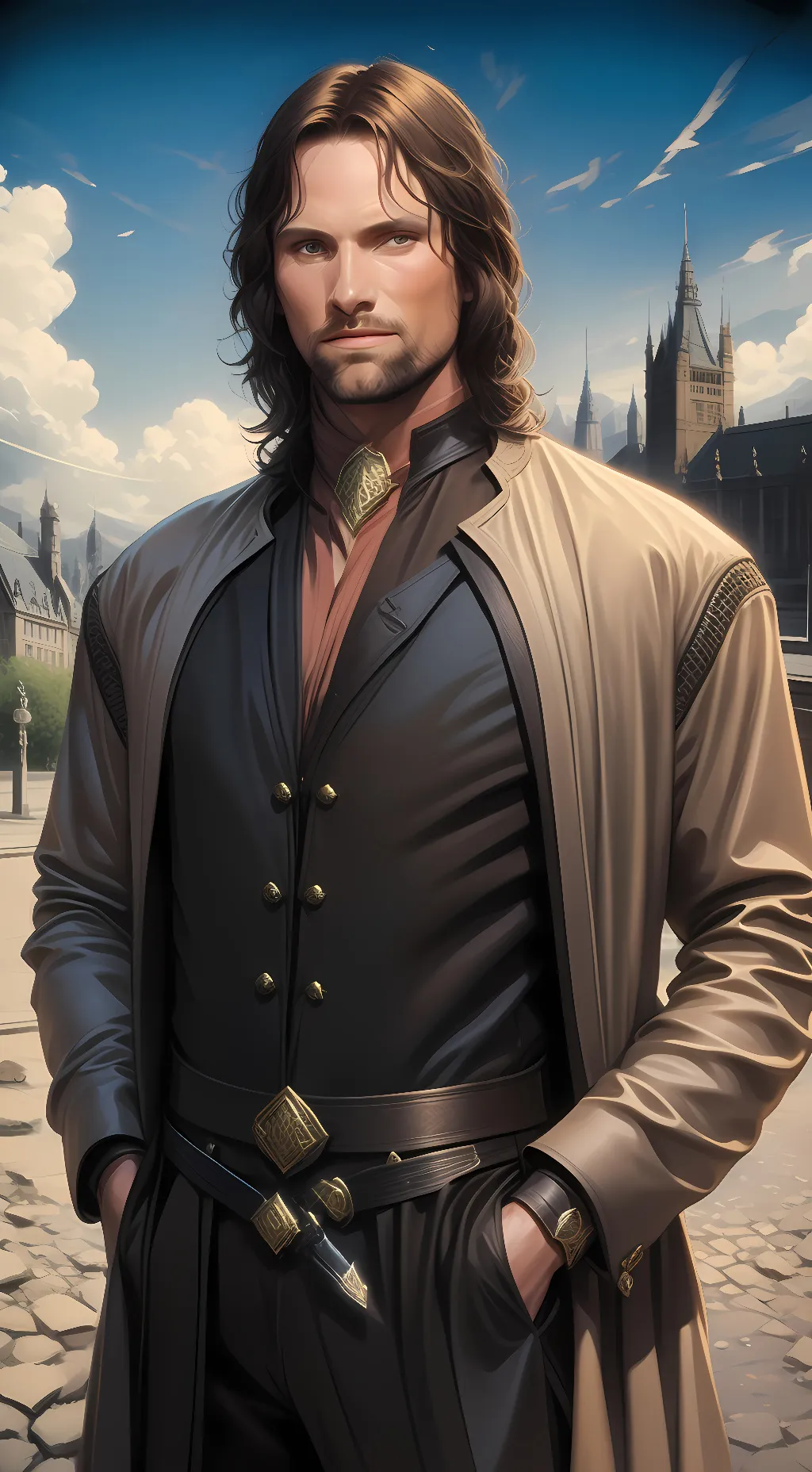 ai character: Aragorn background