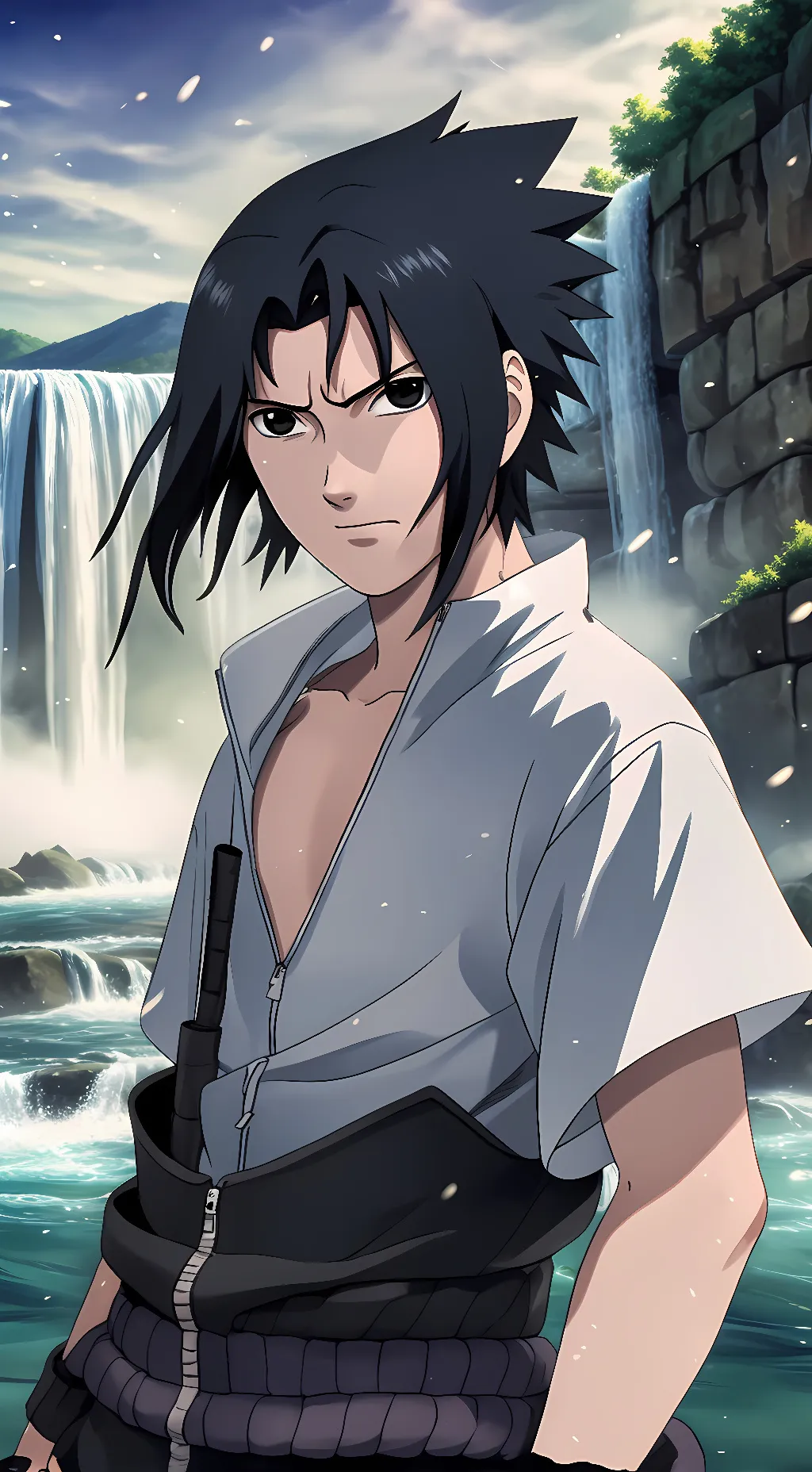 ai character: Sasuke Uchiha background