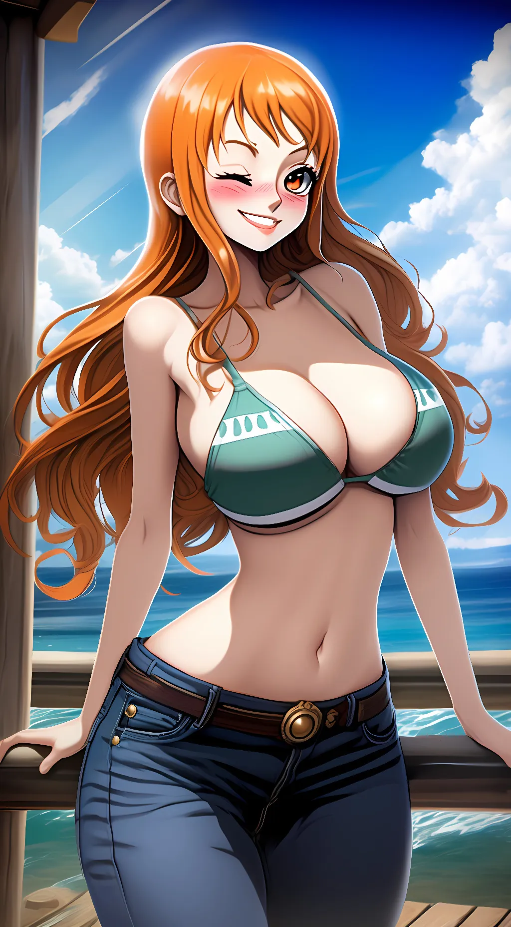 ai character: Nami background