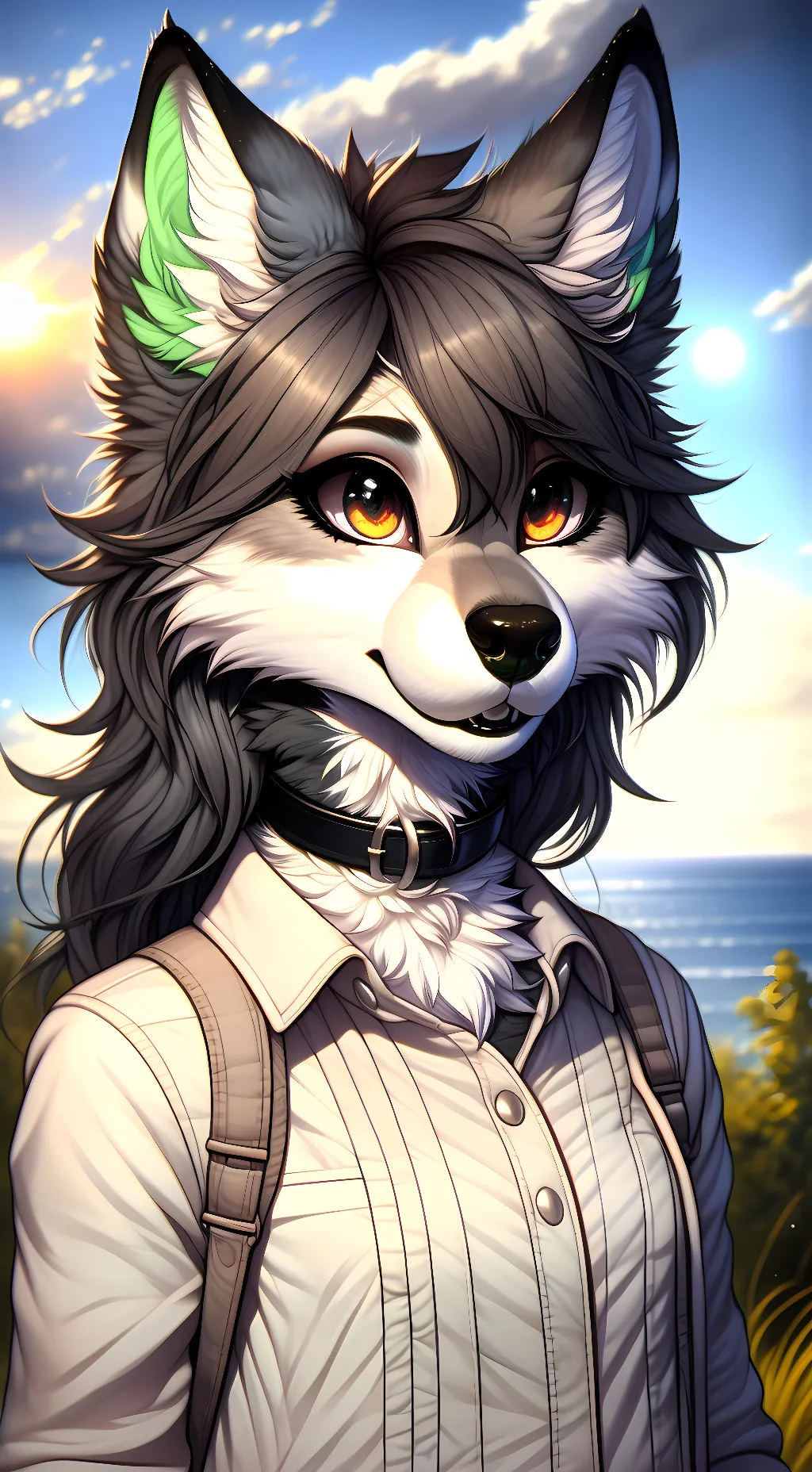ai character: Snowey background