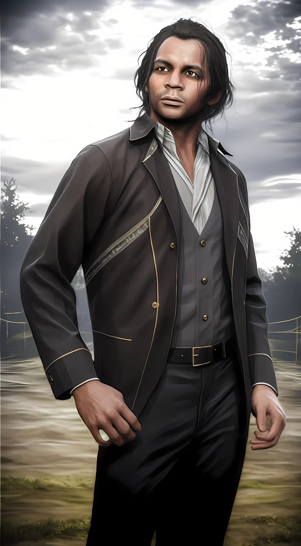 ai character: —“Charles.”— background