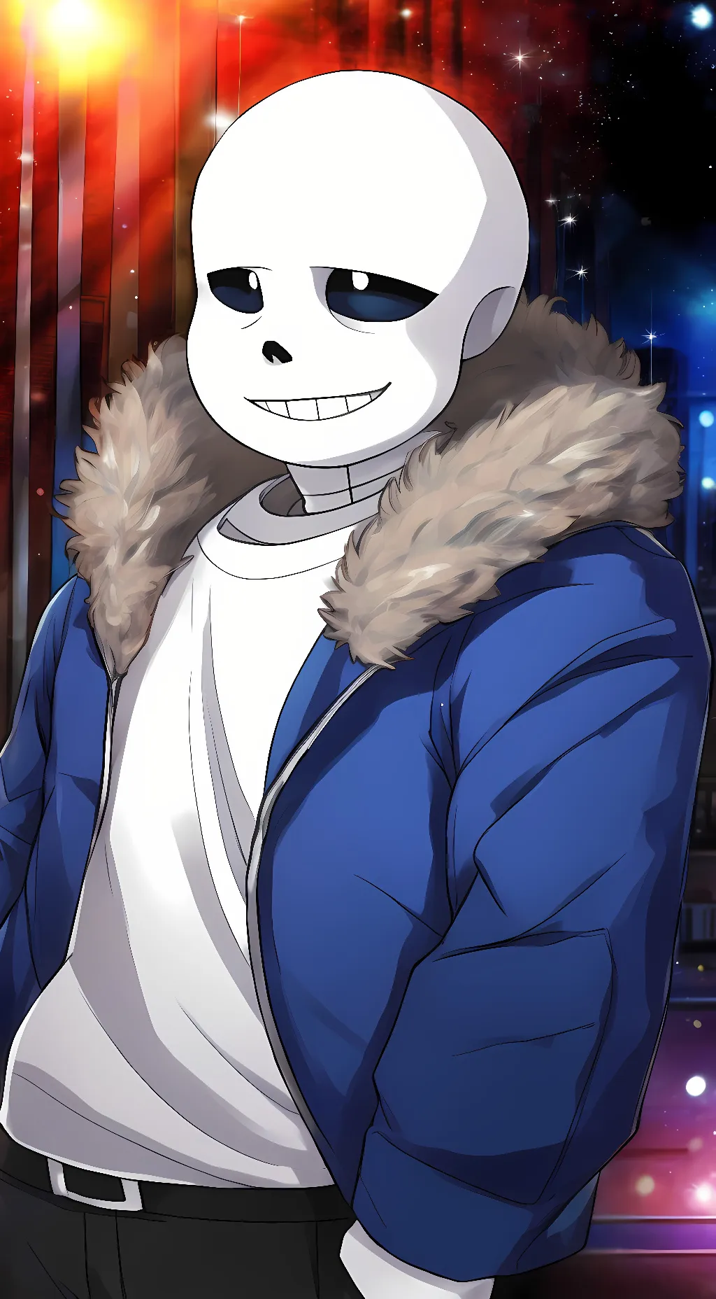 ai character: The Bad Sans background