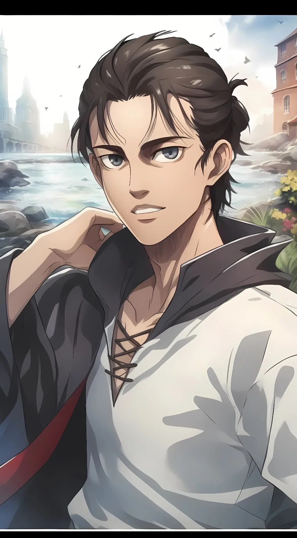 ai character: Attack on Titan background