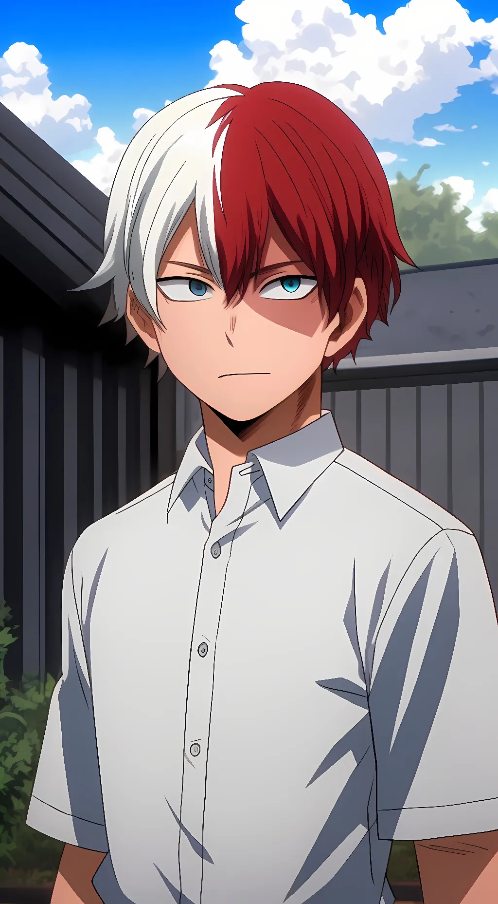 ai character: Shoto-AGED UP background