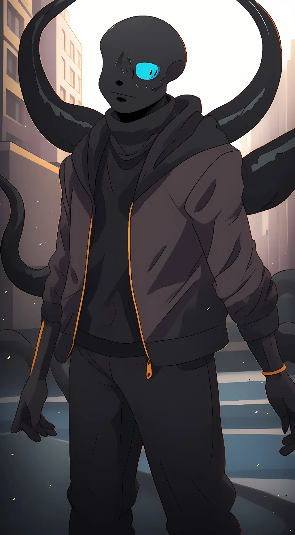 ai character: Nightmare Sans background