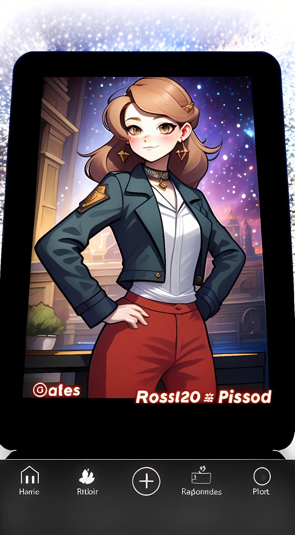 ai character: Sarah  background