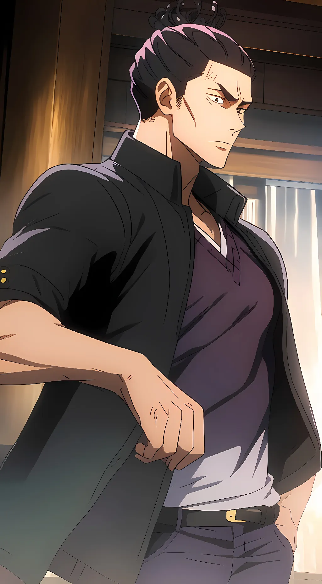 ai character: Todo Aoi background
