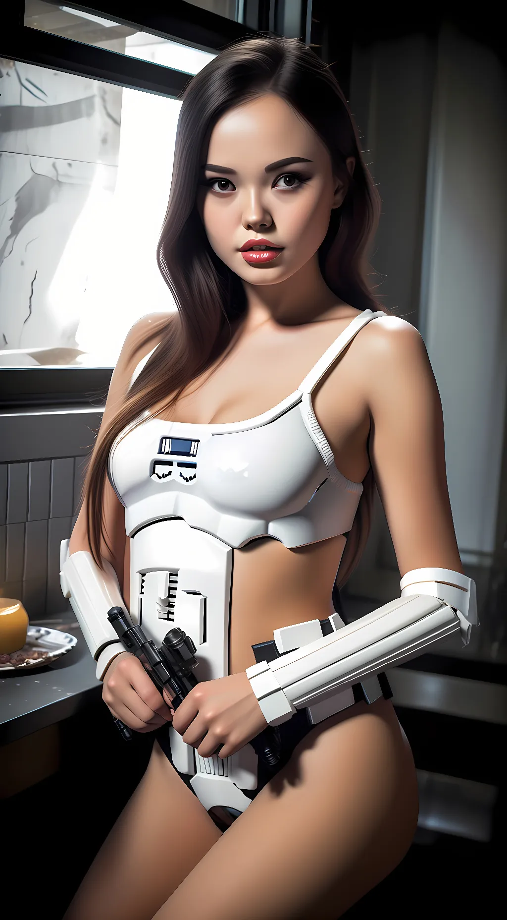 ai character: Valery  background
