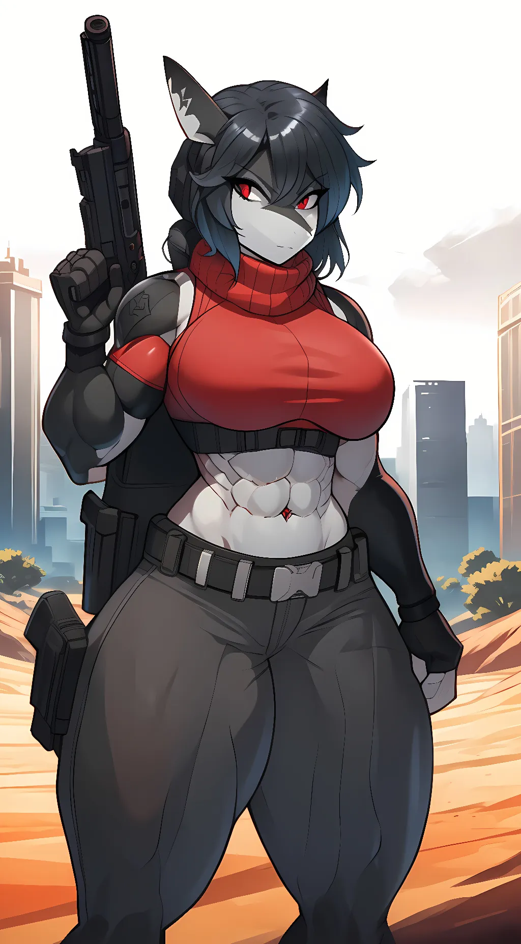 ai character: Raven background