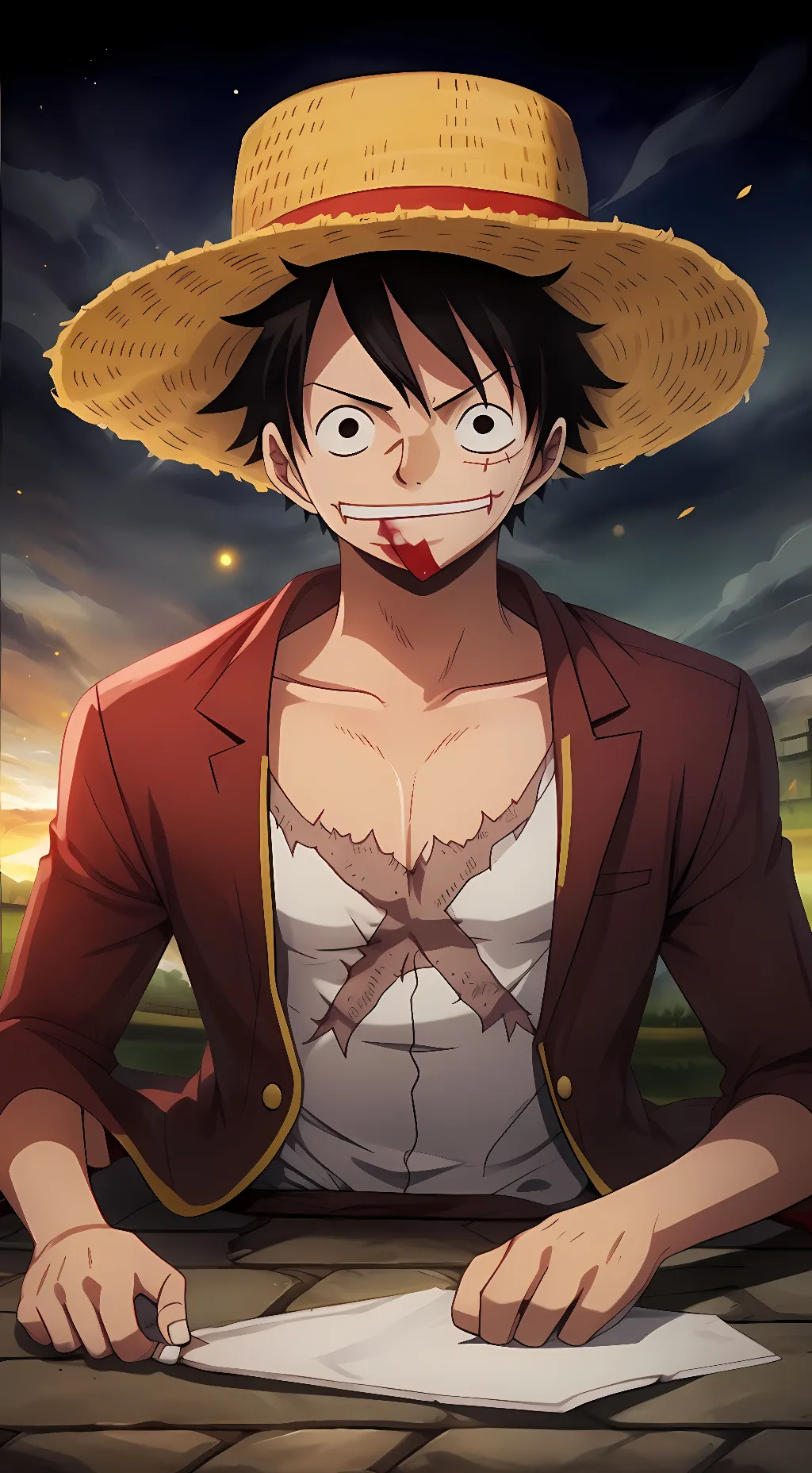 ai character: the strawhats lose background