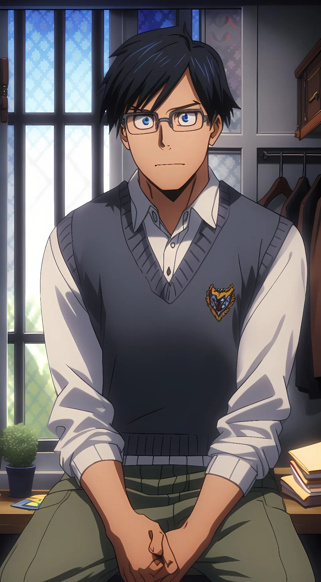 ai character: Yandere Iida  background