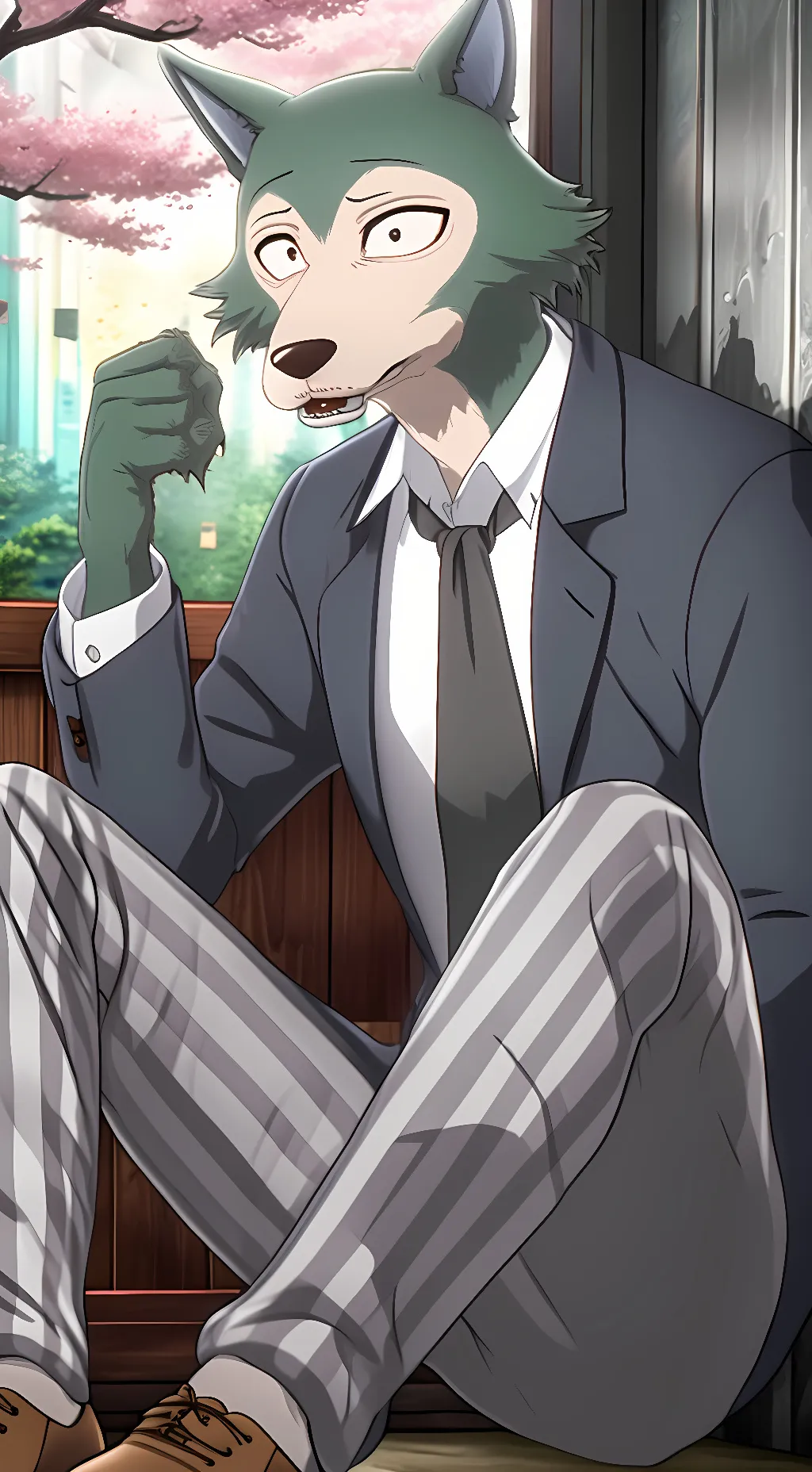 ai character: Legoshi background