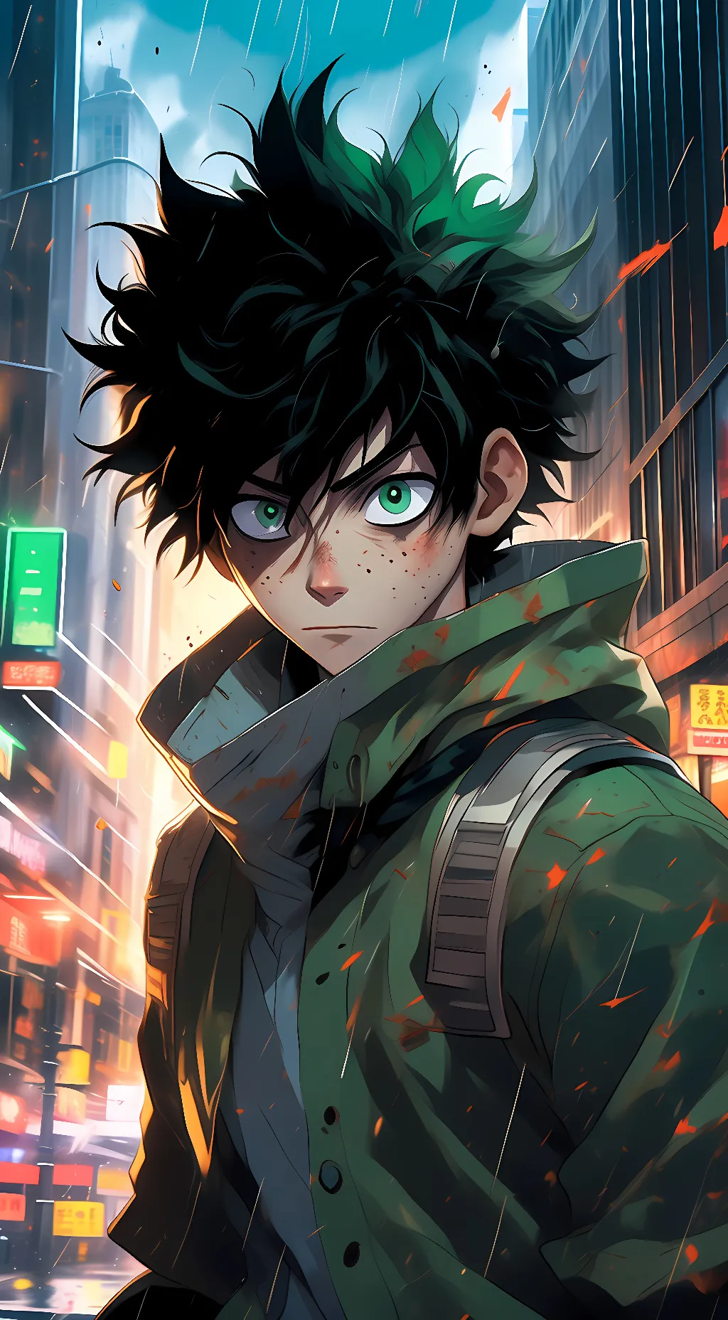 ai character: Izuku Midoriya background