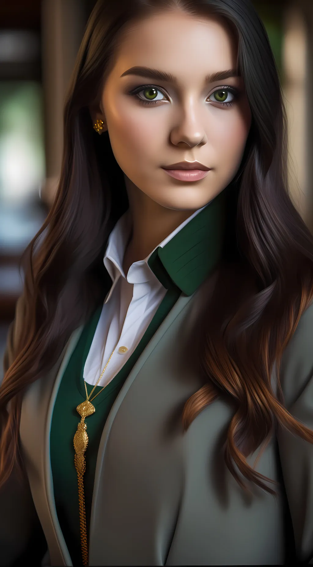 ai character: Lyra Black background