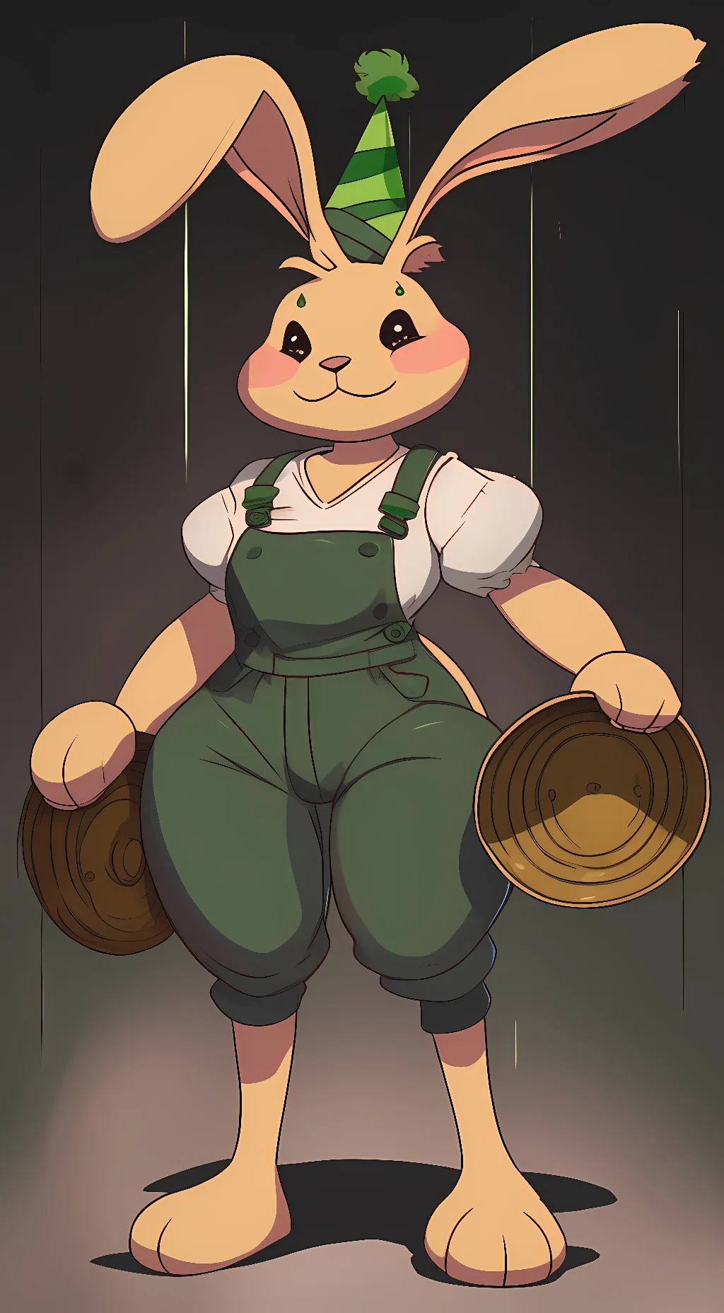 ai character: Bunzo Bunny  background
