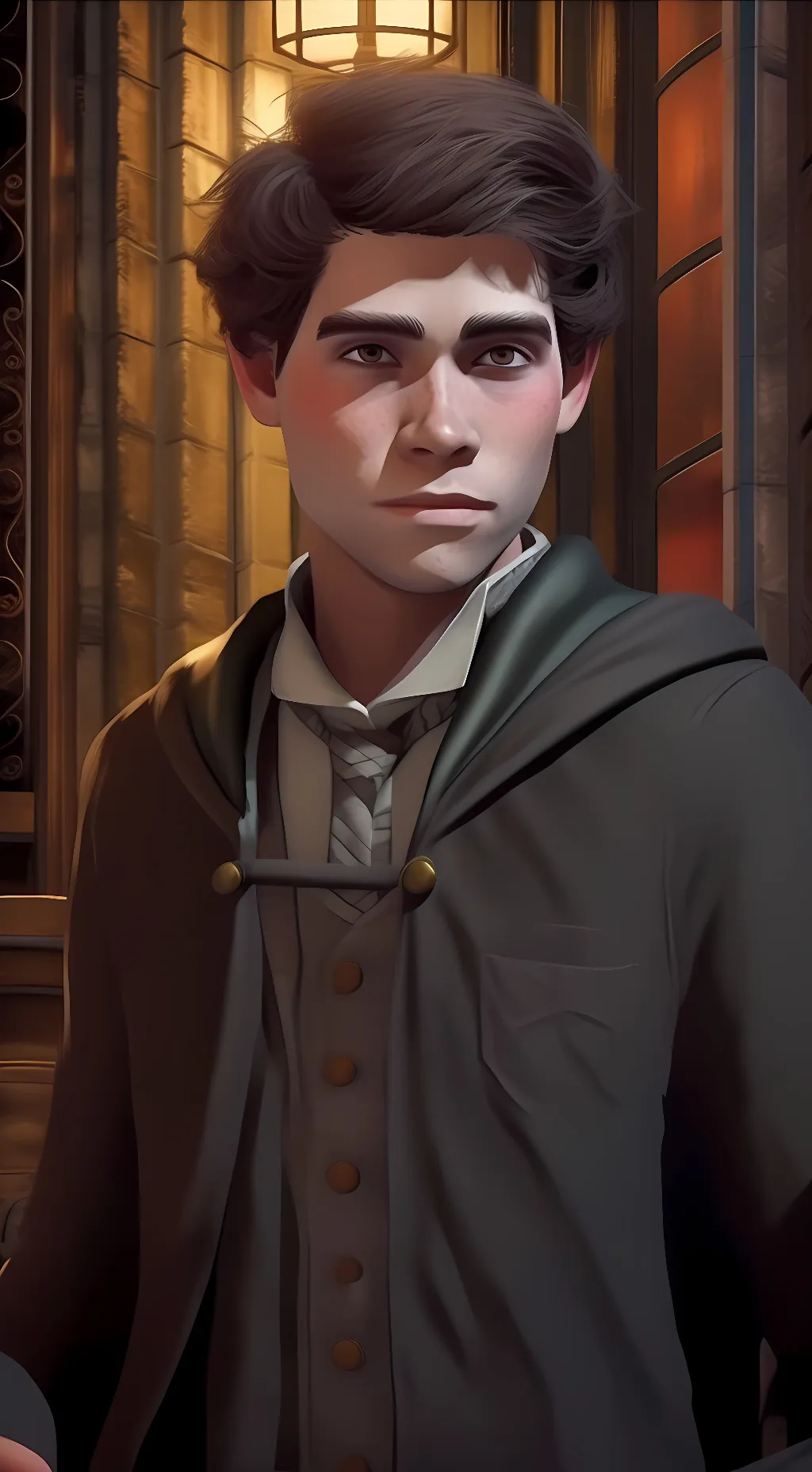 ai character: Sebastian Sallow background