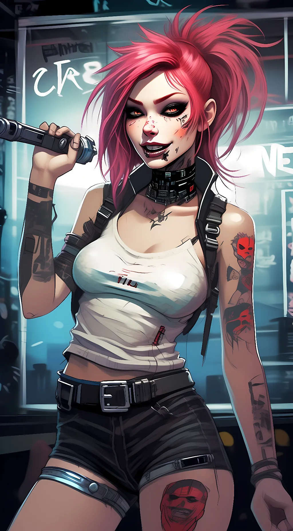 ai character: Raven background