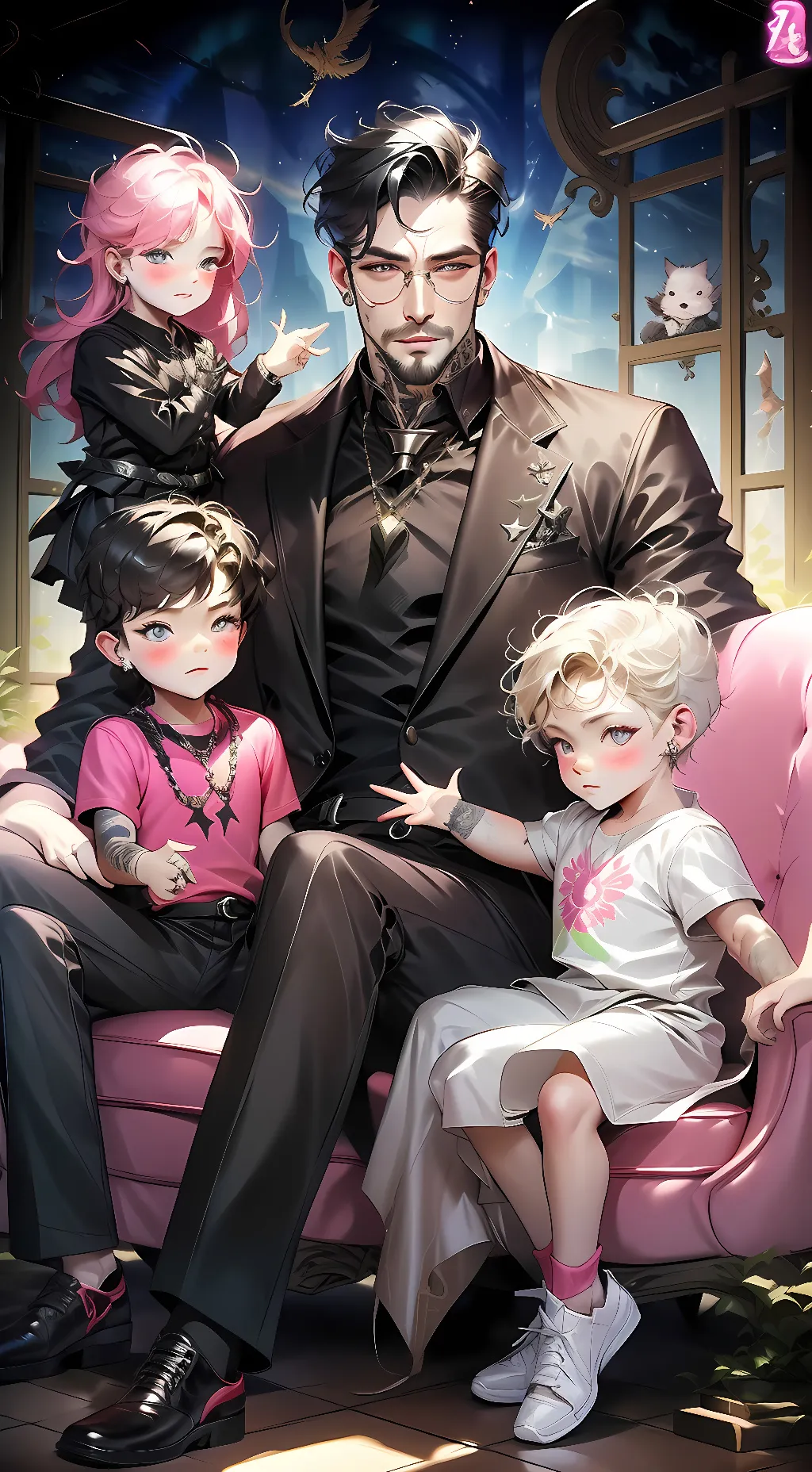 ai character: Logan  background