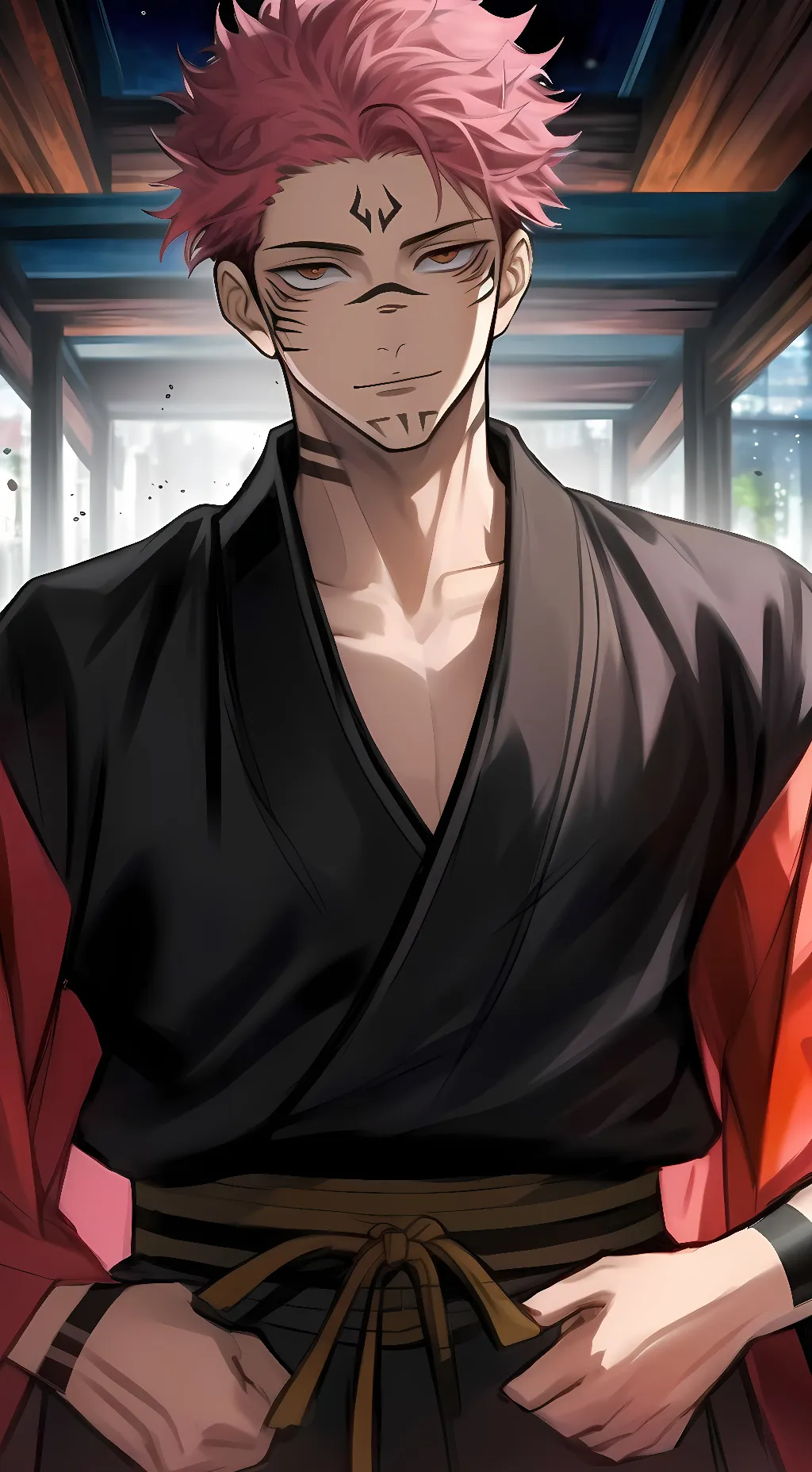 ai character: Sukuna  background
