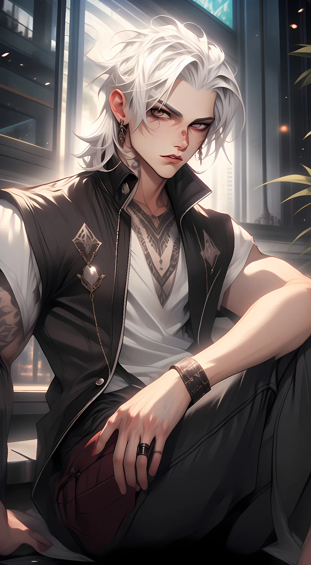 ai character: luke  background