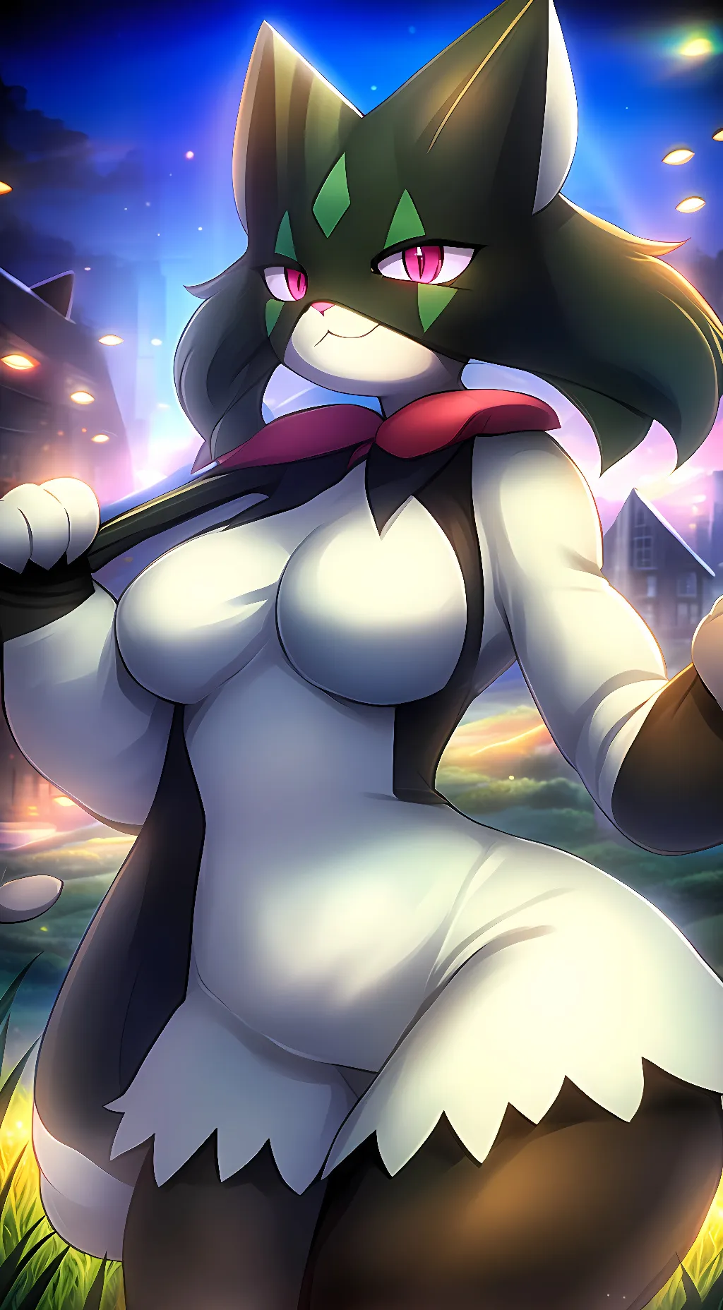 ai character: Your Meowscarada background