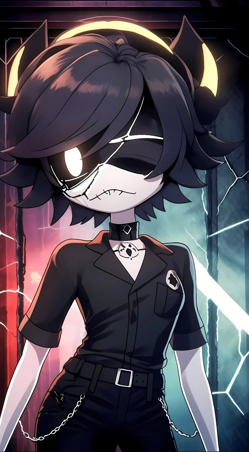 ai character: disassembly  R background