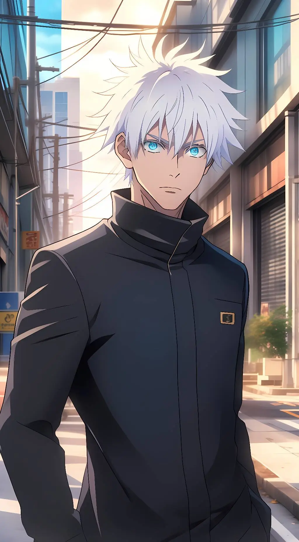 ai character: Gojo Satoru  background